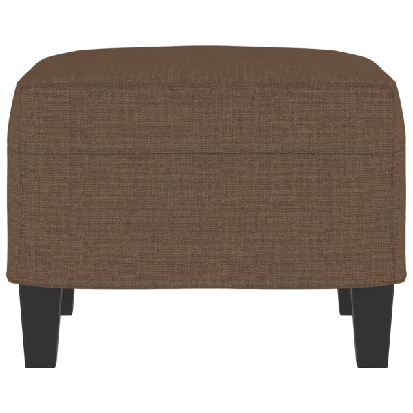 Reposapiés de tela marrón 60x50x41 cm M 4