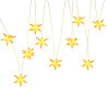 Luzes de Natal 10 LEDs 10 cm amarelo 5