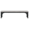 Soporte de pantalla madera ingeniería gris Sonoma 55x23x14 cm 4