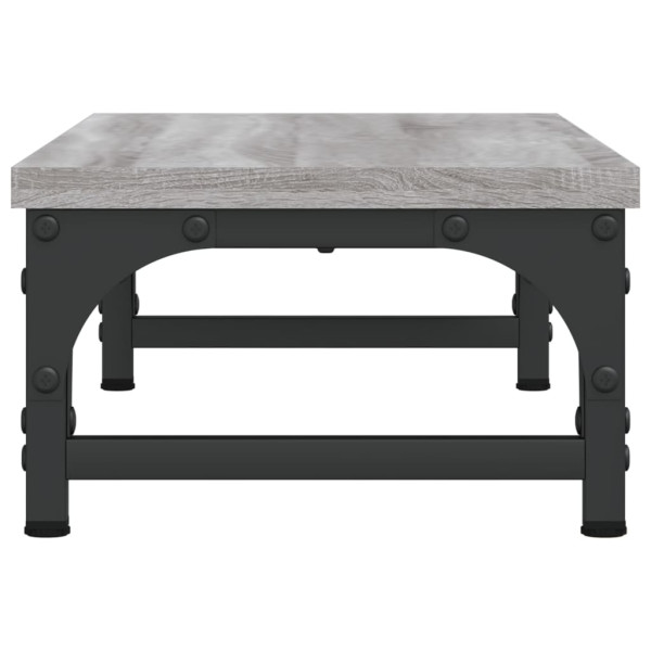 Suporte de tela engenharia cinza Sonoma 55x23x14 cm M 5