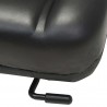 Asiento de máquina elevadora y tractor respaldo ajustable negro 5