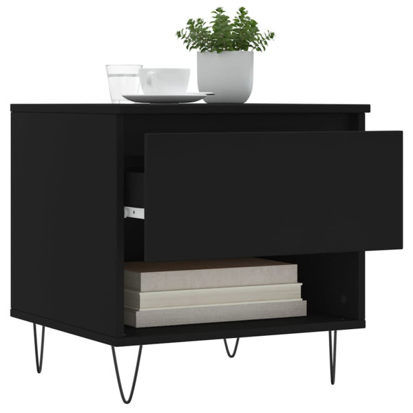 Mesa de centro 50x46x50 derivados de madeira preto M 4