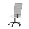 Silla de oficina tela de malla blanca 5