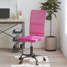 Silla de oficina tela de malla rosa 1