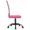 Silla de oficina tela de malla rosa 4