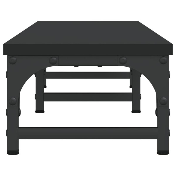 Suporte de monitor 105x23x15.5 cm derivados de madeira preto M 5