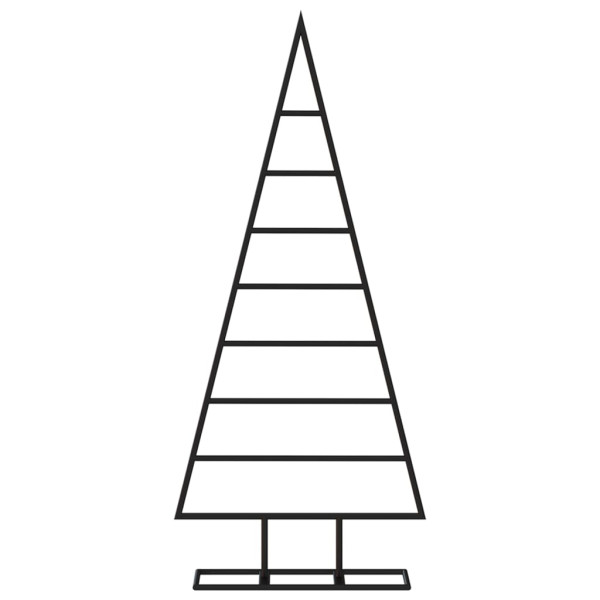 Árvore de Natal para decoração 125 cm metal preto M 3