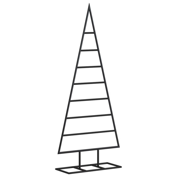 Árbol de Navidad para decoración metal negro 125 cm M 5