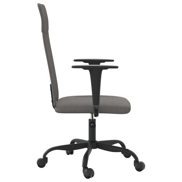 Silla de oficina de tela gris oscuro M 4