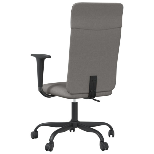 Silla de oficina de tela gris oscuro M 5