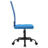 Silla de oficina tela de malla azul 4