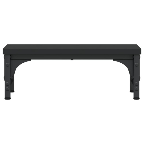Suporte de monitor 37x23x14 cm derivados de madeira preto M 4