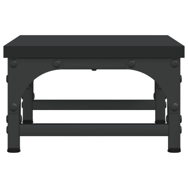 Soporte para pantalla madera de ingeniería negro 37x23x14 cm M 5