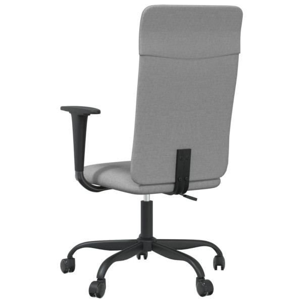 Silla de oficina de tela gris claro M 5