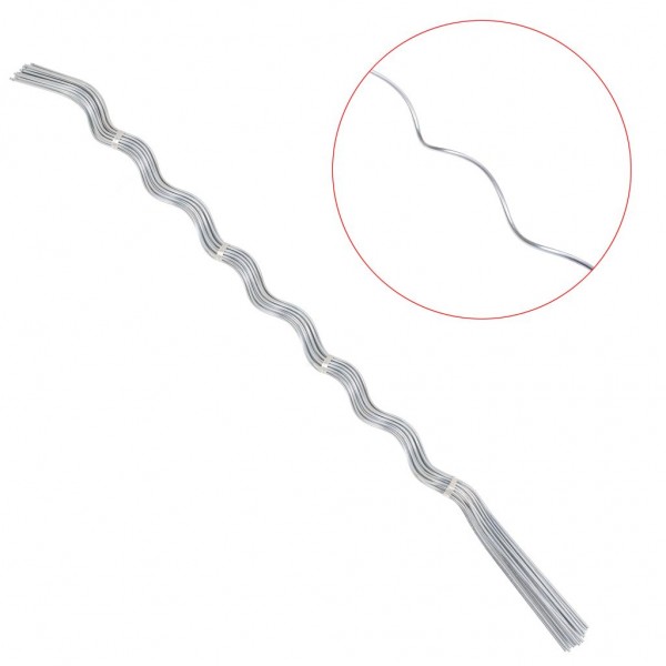 Soporte para planta espiral 50 unidades 170cm acero galvanizado D