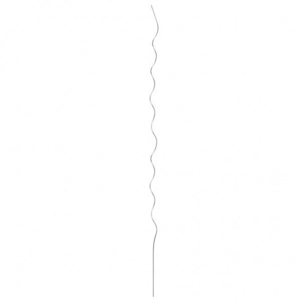 Suportes para plantas em espiral 50 pcs 170 cm aço galvanizado M 3
