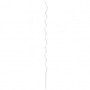 Suportes para plantas em espiral 5 pcs 170 cm aço galvanizado H