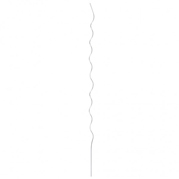 Suportes para plantas em espiral 5 pcs 170 cm aço galvanizado M 2