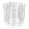 Canteiro elevado/cesto gabião hexagonal 100x90x100 cm 2