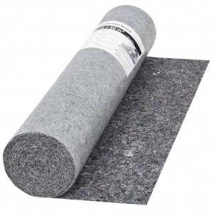 Fieltro antideslizante de pintor 50 m 280 g/m² gris H