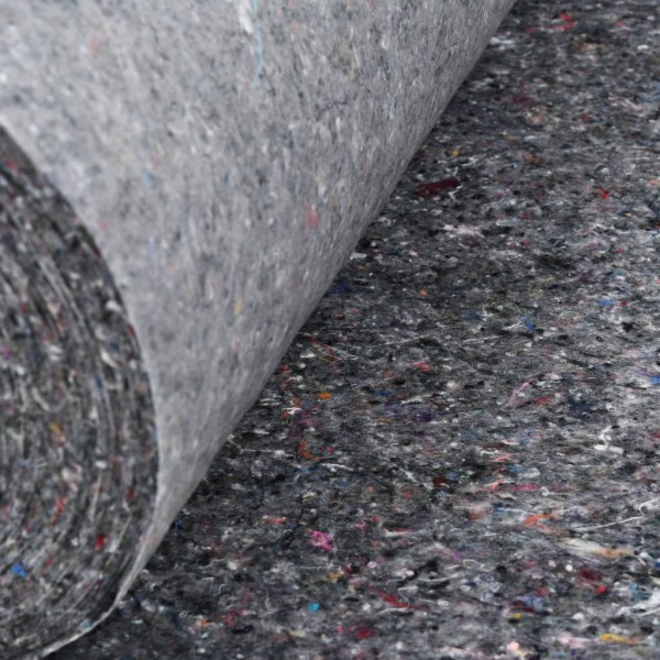 Fieltro antideslizante de pintor 50 m 280 g/m² gris 2 unidades M 3