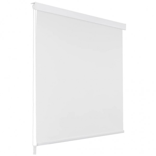 Persiana enrollable de ducha blanco 80x240 cm D