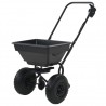 Carrito de mano esparcidor de sal PVC y acero 92x46x70 cm 15 L 1