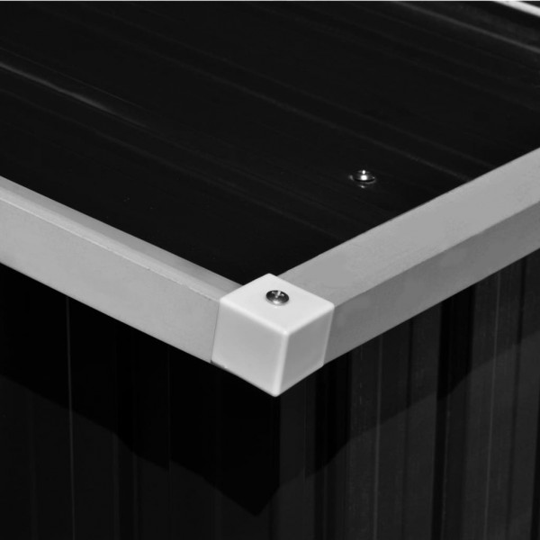 Abrigo de jardim 257x298x178 metal antracite M 4