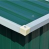 Abrigo de jardim 257x489x181 cm metal verde 4