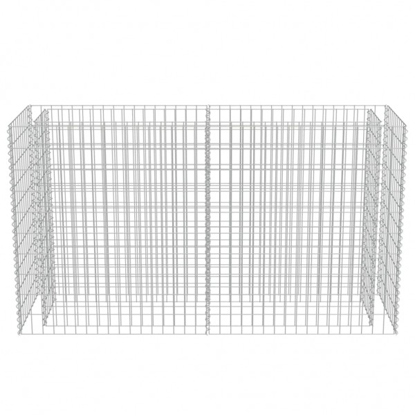 Arriate de gaviones de acero 180x50x100 cm M 2