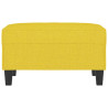 Reposapiés de tela amarillo claro 70x55x41 cm 3