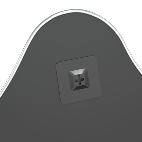 Espejo de pared plateado 60x50 cm M 5