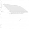 Toldo retrátil manual 300 cm creme 5
