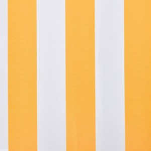 Toldo de lona naranja y blanco 450x300 cm H