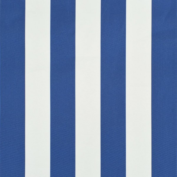 Toldo retrátil 350x150 cm azul e branco M 2