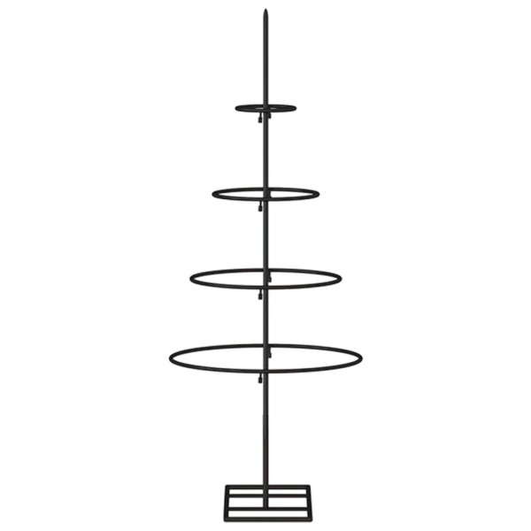 Árbol de Navidad para decoración metal negro 60 cm M 4