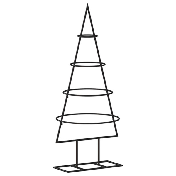 Árbol de Navidad para decoración metal negro 60 cm M 5