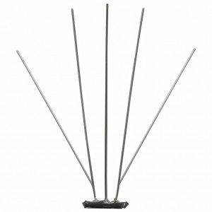 Set de 6 hileras pinchos contra pájaros y palomas 5 filas 3 m H