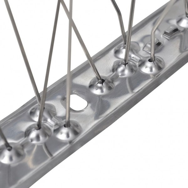 Set de 6 hileras pinchos contra pájaros y palomas 5 filas 3 m M 4