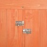 Abrigo de arrumação para jardim 71x60x213 cm madeira 2