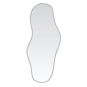 Espejo de pared plateado 70x30 cm H