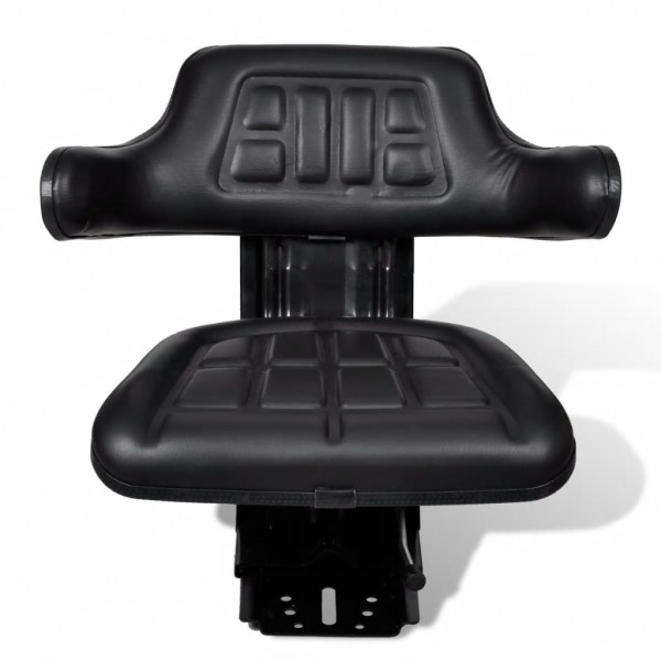 Asiento de tractor con suspensión negro M 3