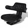 Asiento de tractor con respaldo negro 1