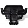 Asiento de tractor con respaldo negro 4