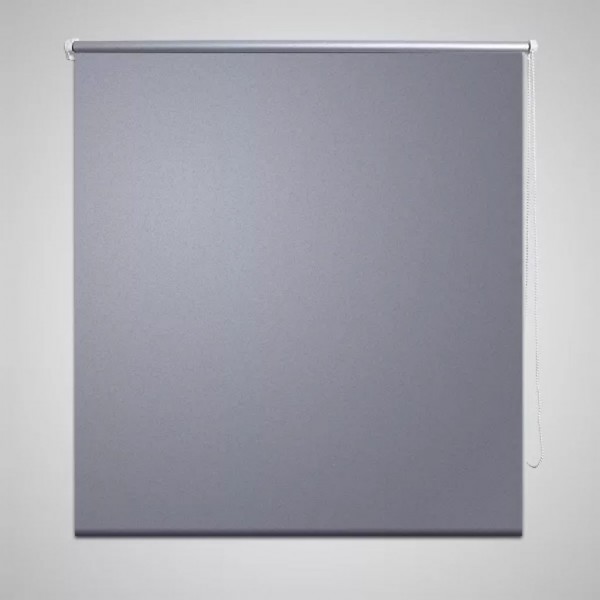 Persiana estor opaco enrollable gris 160x175 cm D