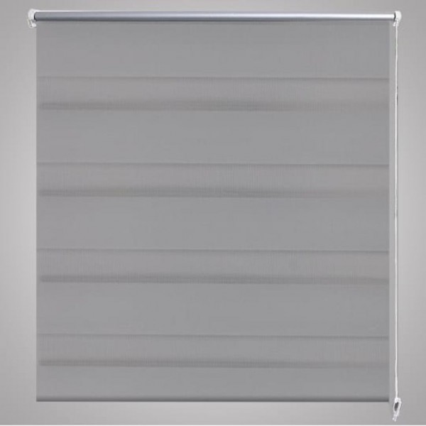 Estore de rolo 80 x 175 cm. linhas de zebra / Cinza M 4
