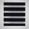 Estore de rolo 90 x 150 cm. linhas de zebra / Preto 1
