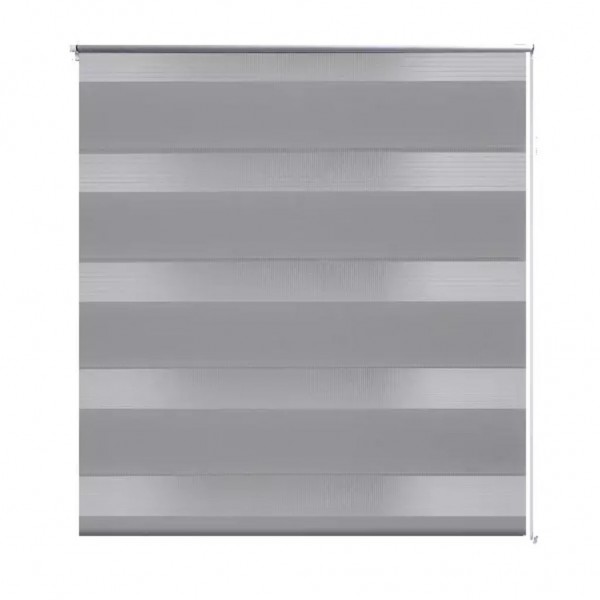 Estore de rolo 100 x 175 cm. linhas de zebra / Cinza M 2