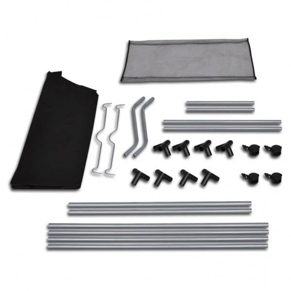 4 x cesto saco para roupa preto M 4