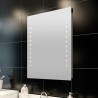 Espejo de pared con luces LED 60x80 cm 3